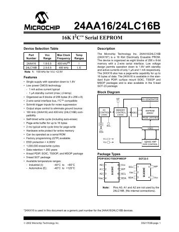 16K I2C Serial EEPROM - Hobby Engineering