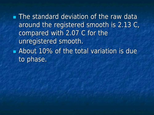 Phase and Amplitude Variation in Montreal Weather