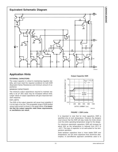 LM2940/LM2940C 1A Low Dropout Regulator - Avtanski.com ...