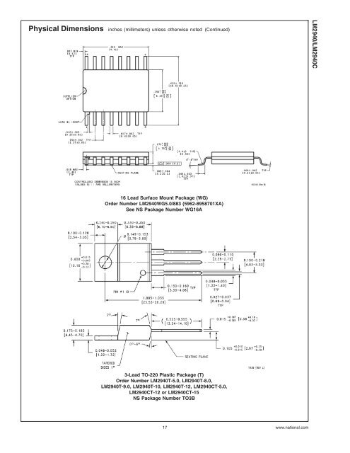 LM2940/LM2940C 1A Low Dropout Regulator - Avtanski.com ...