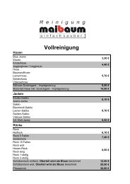 Vollreinigung - Reinigung Maibaum