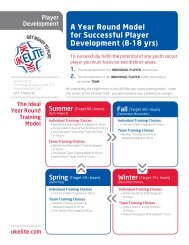 A Year Round Model for Successful Player ... - UK Elite Soccer