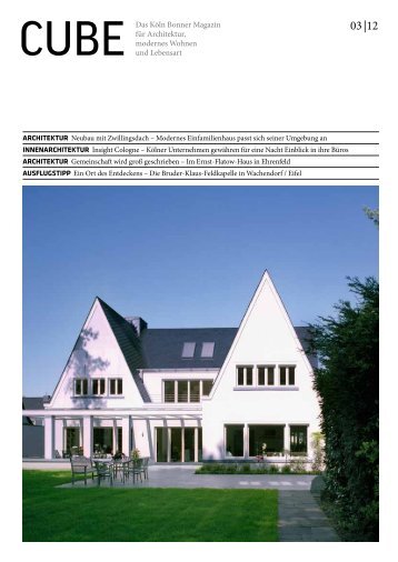 Fotos - CUBE - Das Kölner  Magazin für Architektur