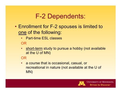 Morning Session presentations - ISSS Home - University of Minnesota