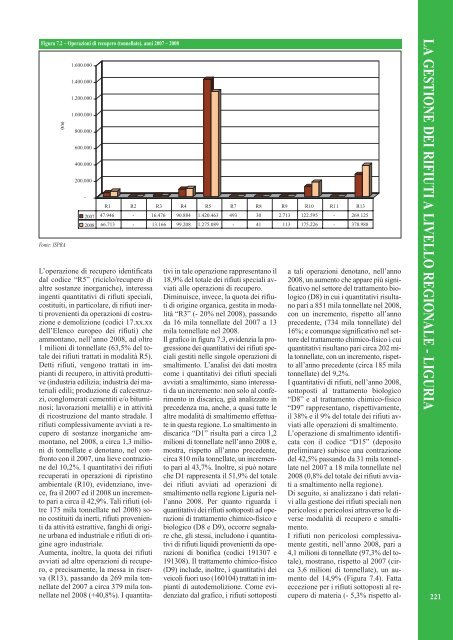 Rapporto rifiuti speciali 2010 - Ispra