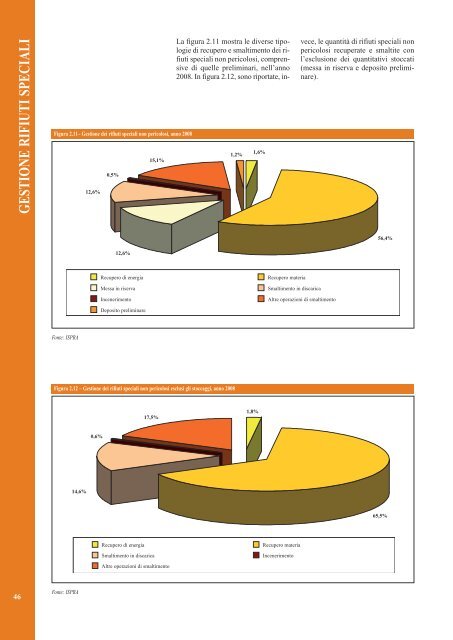 Rapporto rifiuti speciali 2010 - Ispra