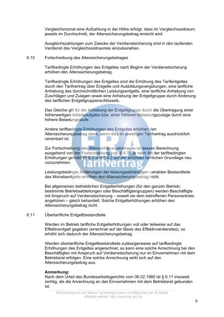 Manteltarifvertrag fÃ¼r BeschÃ¤ftigte - IG Metall Baden-WÃ¼rttemberg