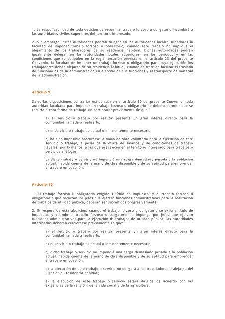 C29 Convenio sobre el Trabajo Forzoso 1930 - arl