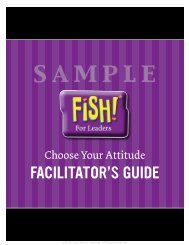 Choose Your Attitude - Facilitator Guide Sample