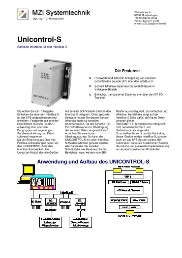 Unicontrol-S - MZI Systemtechnik