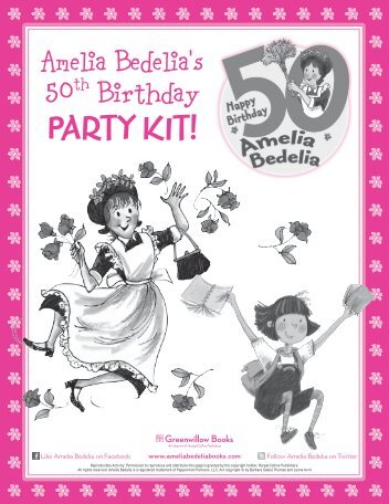 Amelia Bedelia's 50 Birthday - HarperCollins Children's Books