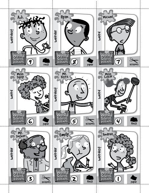 My Weird School Trading Cards