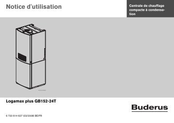 Notice d'utilisation - Buderus