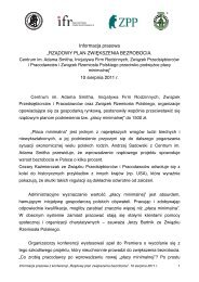 Komunikat prasowy - Inicjatywa Firm Rodzinnych