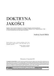 2.3 Doktryna jakoÅci - Inicjatywa Firm Rodzinnych