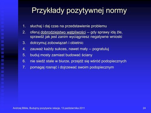 Budujmy pozytywne relacje