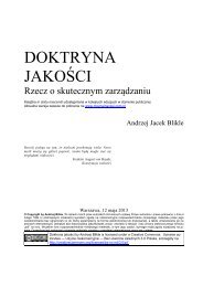 A. Blikle - Doktryna jakoÅci.pdf - Inicjatywa Firm Rodzinnych