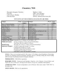 F2010 - Department of Chemistry, Wayne State University