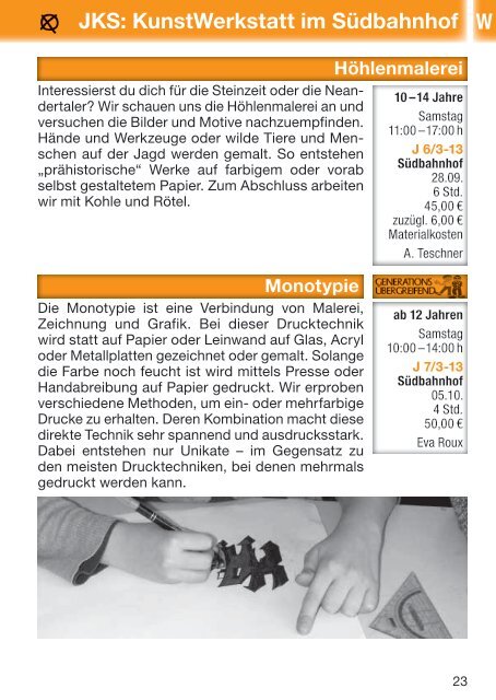 Werkhaus Programmheft 2/2013