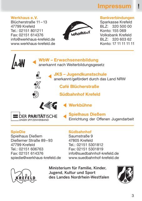 Werkhaus Programmheft 2/2013