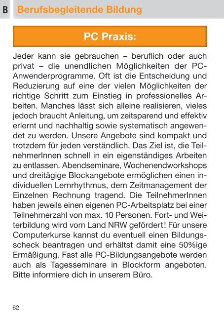 Werkhaus Programmheft 2/2013