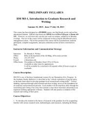 Introduction to Graduate Research and Writing - John Carroll ...