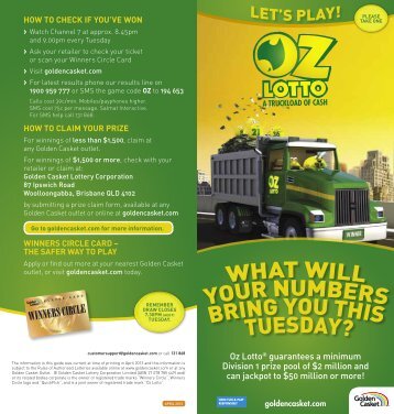 Oz Lotto Guide