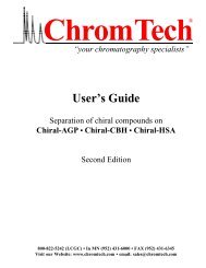 Chromtech User Guide