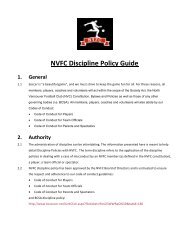 NVFC Conduct and Discipline Policy Guidelines-REVISED - North ...