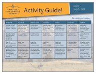 Activity Guide! - Fairmont Hot Springs Resort