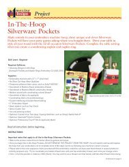 In-The-Hoop Silverware Pockets - Amazing Designs Blog