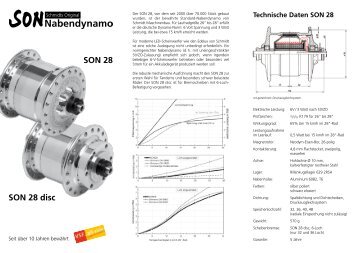 SON 28 disc SON 28 - Schmidt Maschinenbau