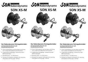 SON XS-M - Schmidt Maschinenbau