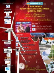 3rd International Conference Brochure - Indian Wind Power ...