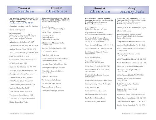 Municipalities pgs 47-76.qxp - Monmouth County