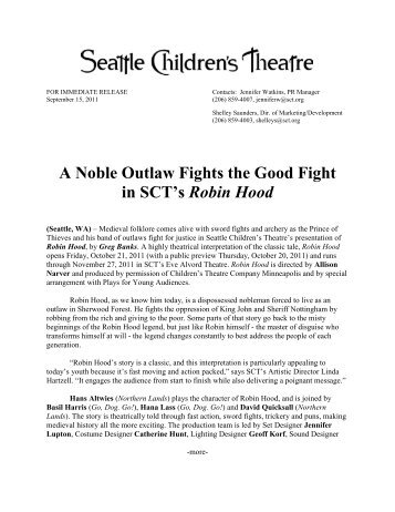 SCT's Robin Hood - Seattle Children's Theatre