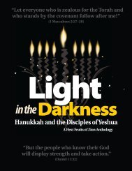 Light in the Darkness - Concord Messianic Fellowship