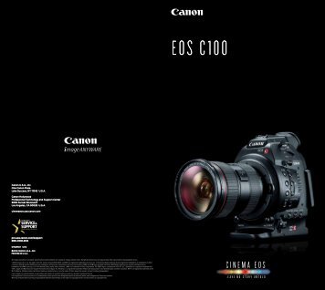 Canon C100 Camera Brochure - ZGC.com