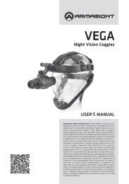 Night Vision Goggles USER'S MANUAL