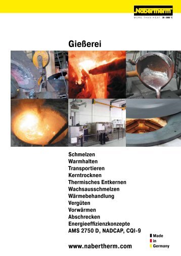 Katalog GieÃŸerei - Nabertherm GmbH