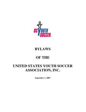 BYLAWS OF THE UNITED STATES YOUTH ... - US Youth Soccer