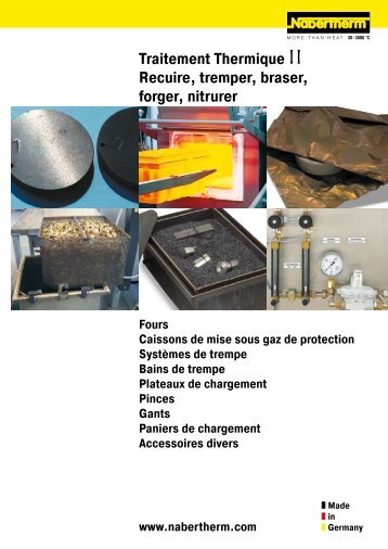 catalogue Technique des Processus Thermiques - Nabertherm