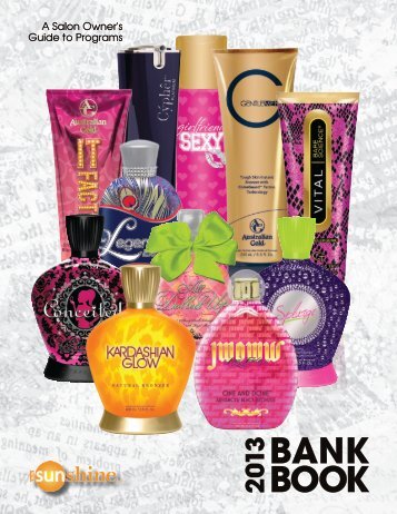 2013 Bank Book - Tanning Supplies Unlimited