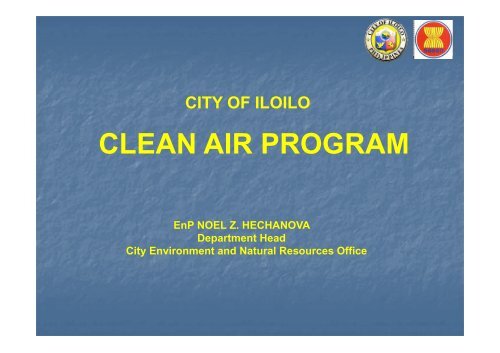 Iloilo, Philippines - Clean Air for Smaller Cities