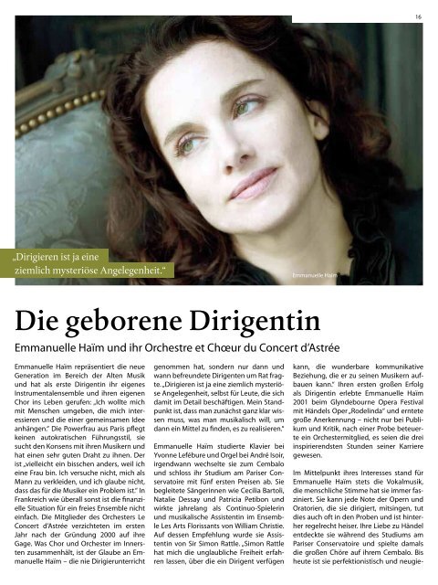 das magazin 11/12 2009 - Kölner Philharmonie