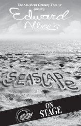 Edward Albee's Seascape - The American Century Theater