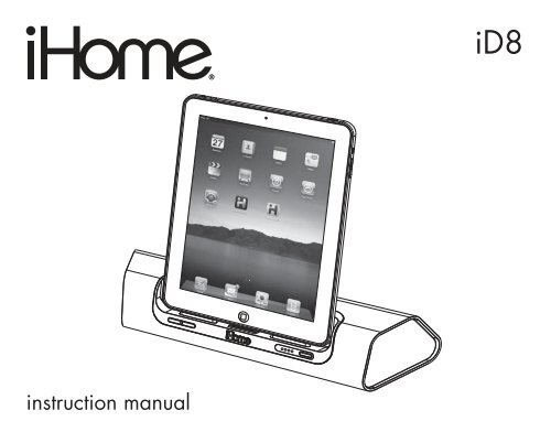 iHome Universal Black Tablet Case