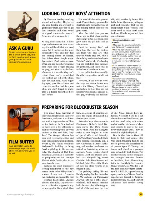APRIL 2012 - ISSUE 03 - Massive Magazine