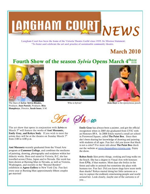 NEWS Art Show - Langham Court Theatre