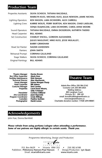 View Programme (PDF) - Langham Court Theatre